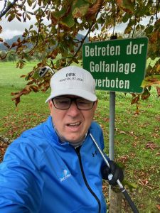 Betreten der Golfanlage verboten